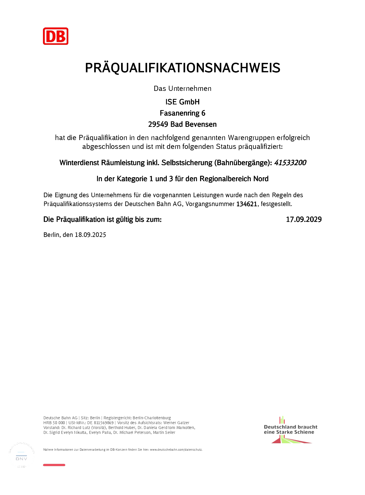 02_Präqualifizierung_DE-ISE ISE GmbH Präqualifikationsnachweis